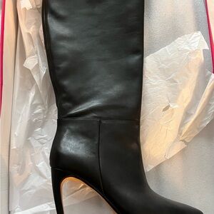 Vince Camuto Leather Knee-High Boots (Wide Calf) 8.5